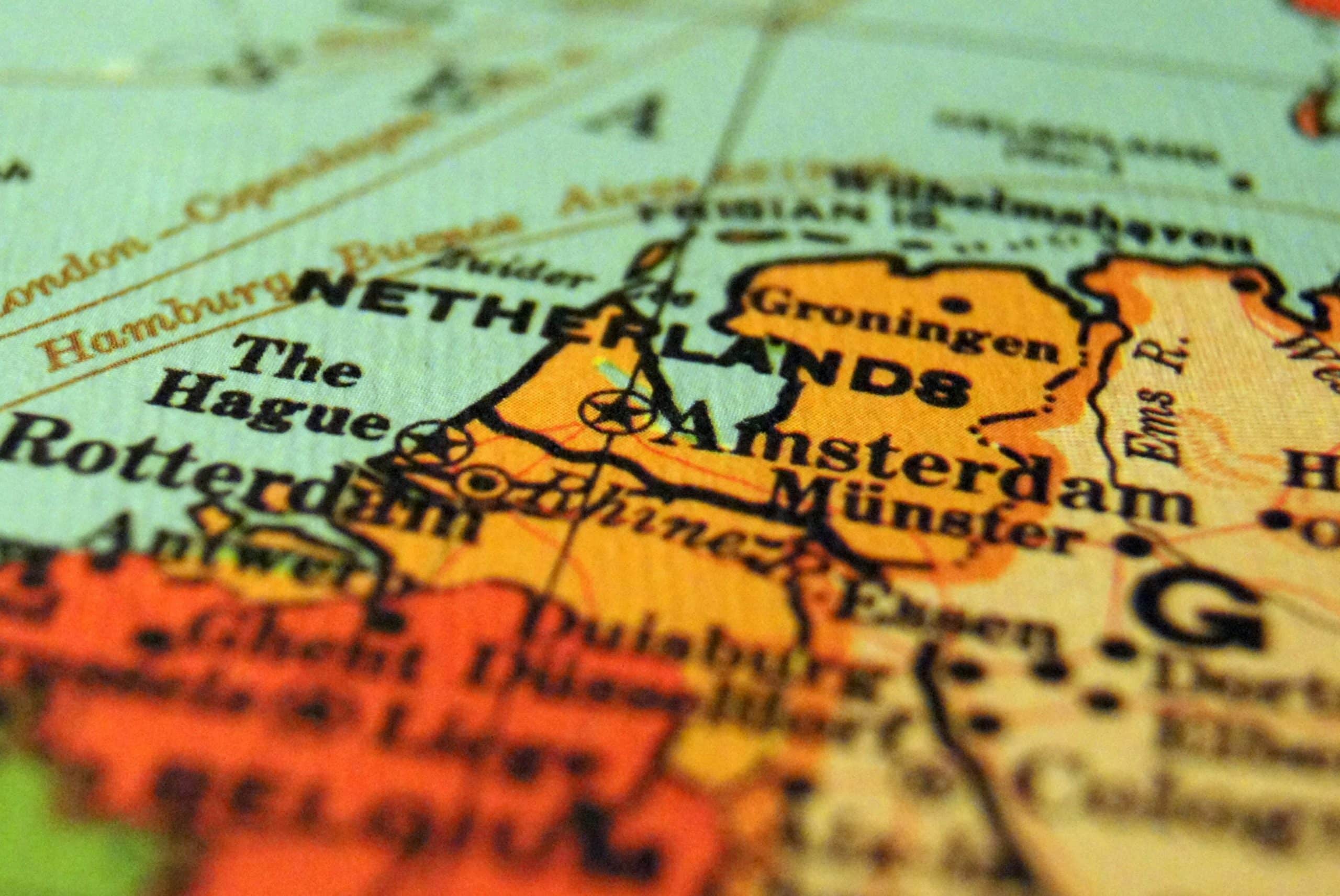 The Netherlands map
