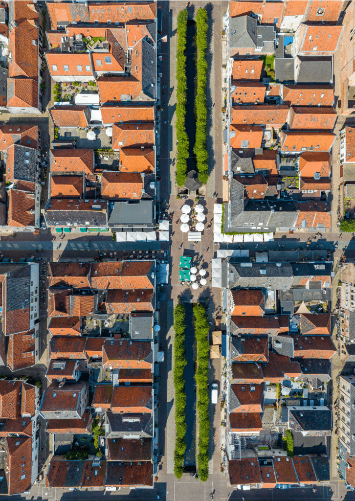 Town Elburg captured from air