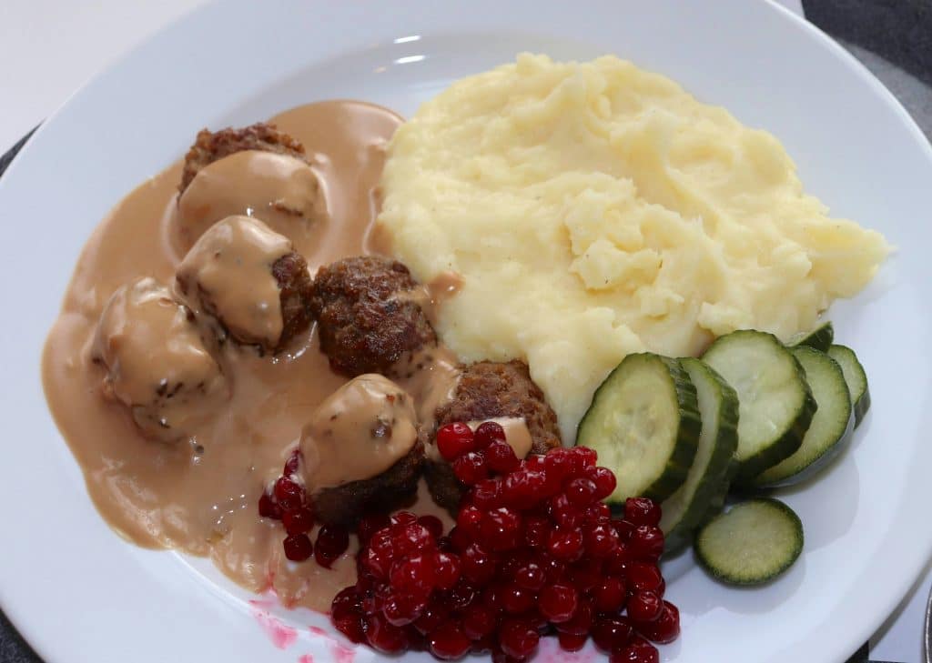 Swedish meatballs defenitiley bring back memories form childhood. One of the must-try foods when visiting Europe.