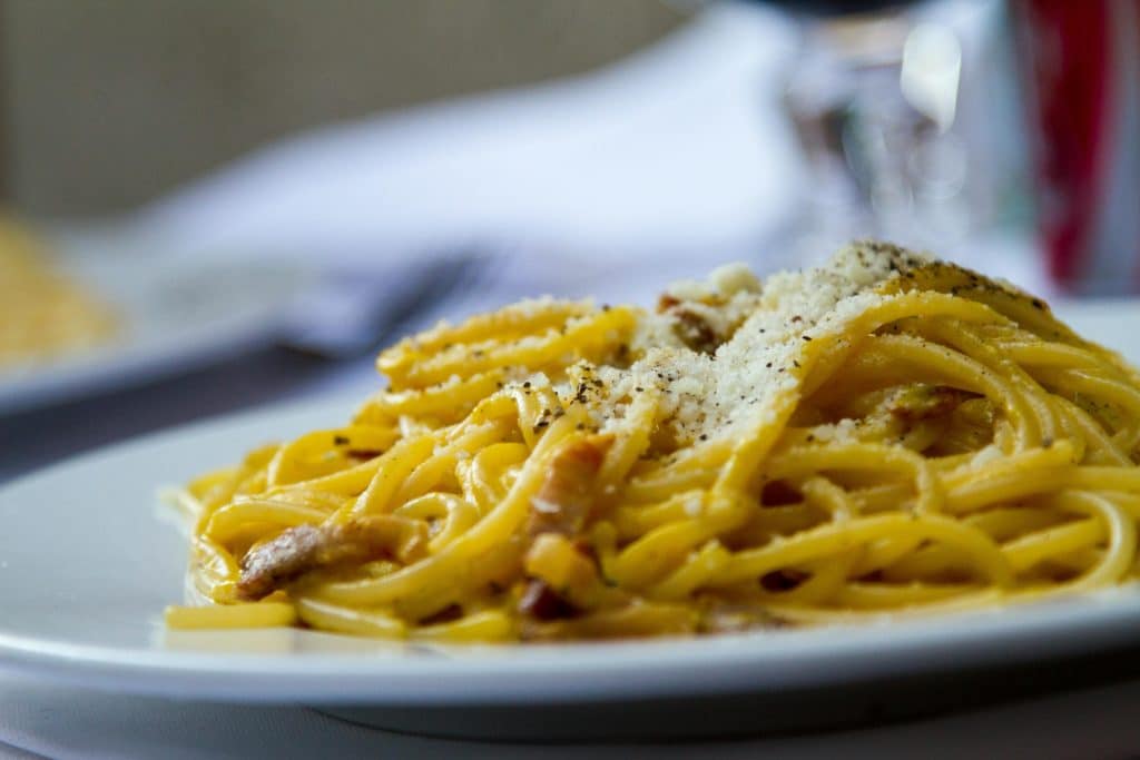 Pasta Carbonara is an absolute go to, when talking about foods to try in Europe